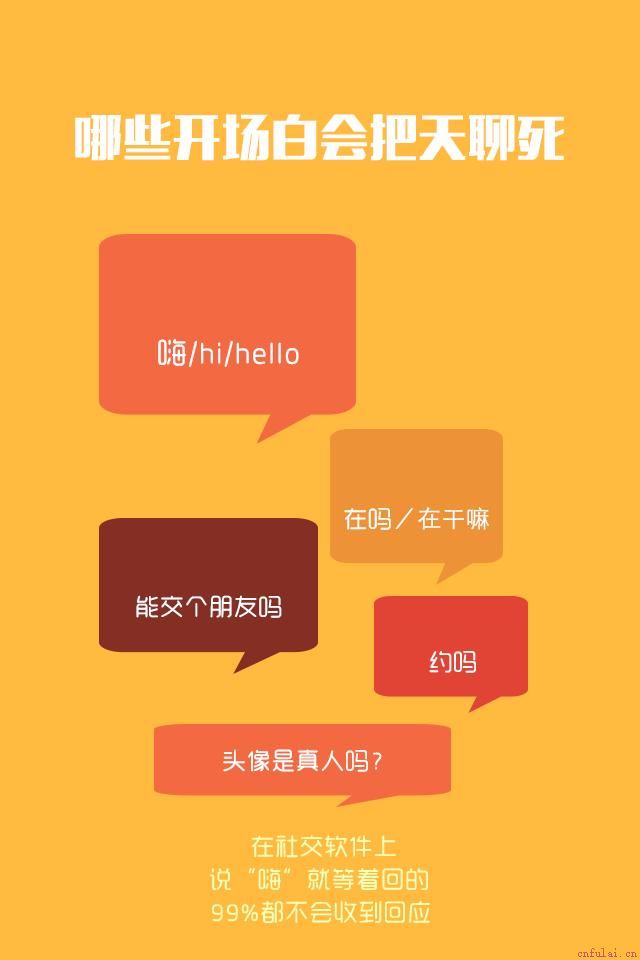 这样“聊天开场白”套路,你学会了吗?