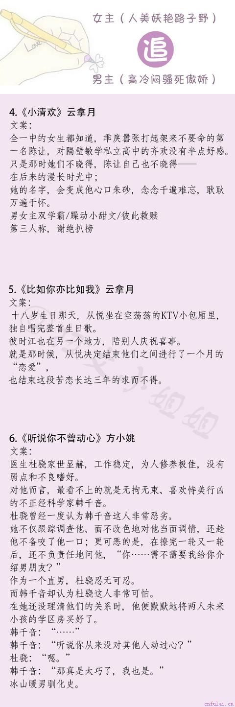 推荐23本女追男系列的优质小说，女主教你如何花式撩男神！